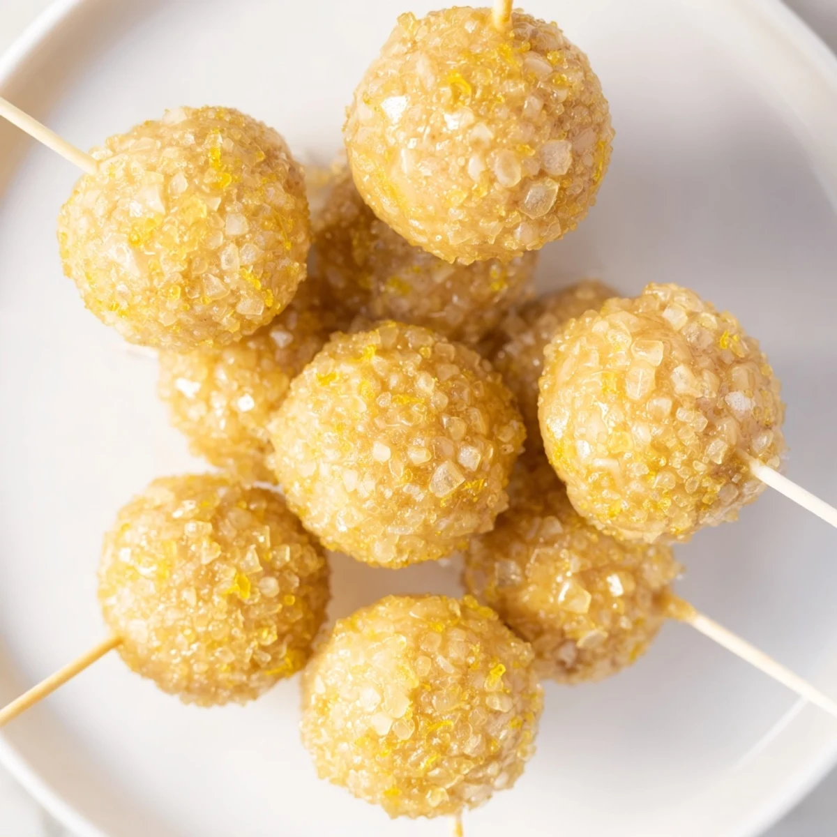 Chewy lemon ginger soda cookie pops on sticks, perfect for your summer gatherings.  