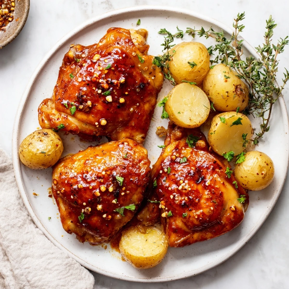 Honey Mustard Chicken Potatoes