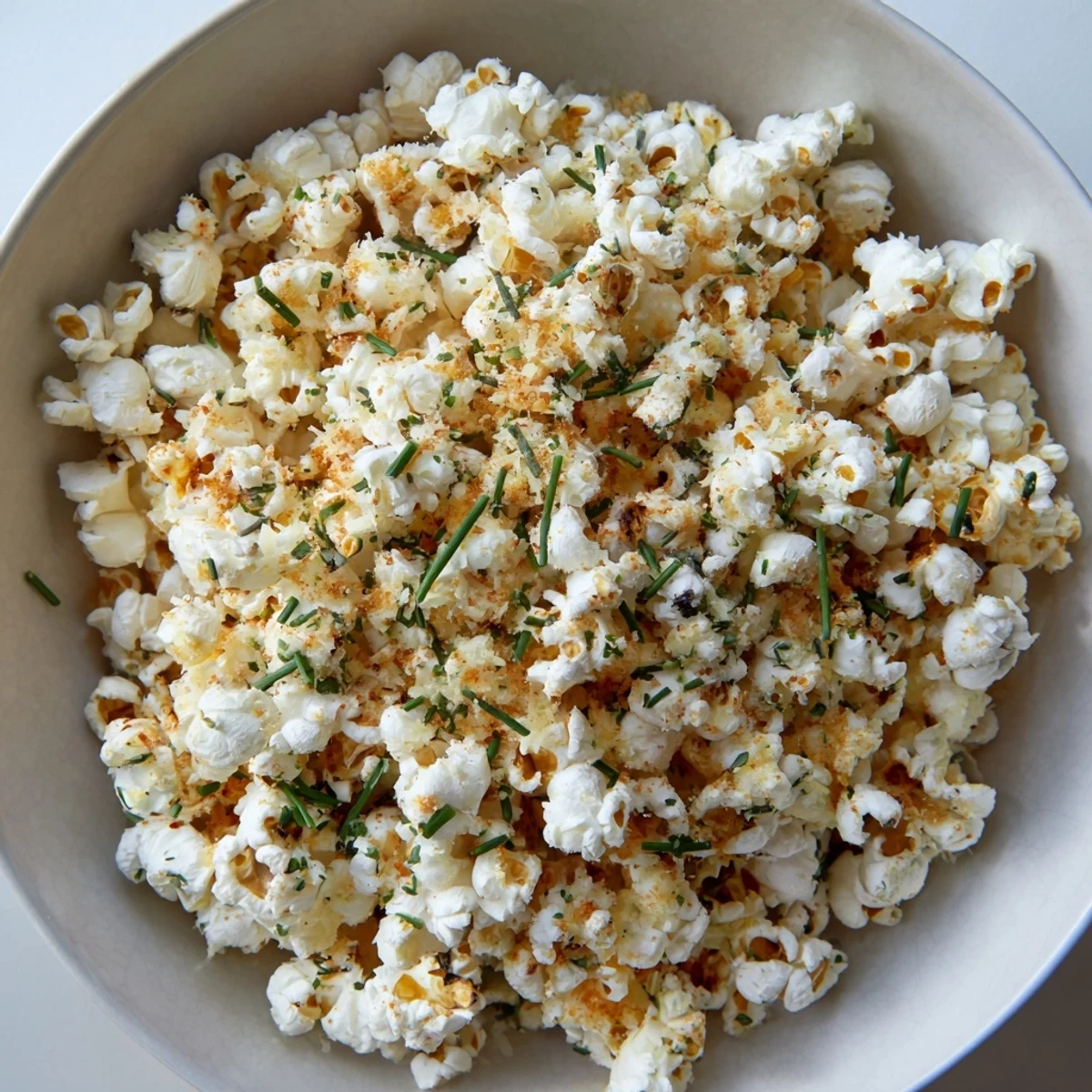 Golden-brown Savoury Popcorn Mixes spilling from a bowl, perfect for your next gathering.