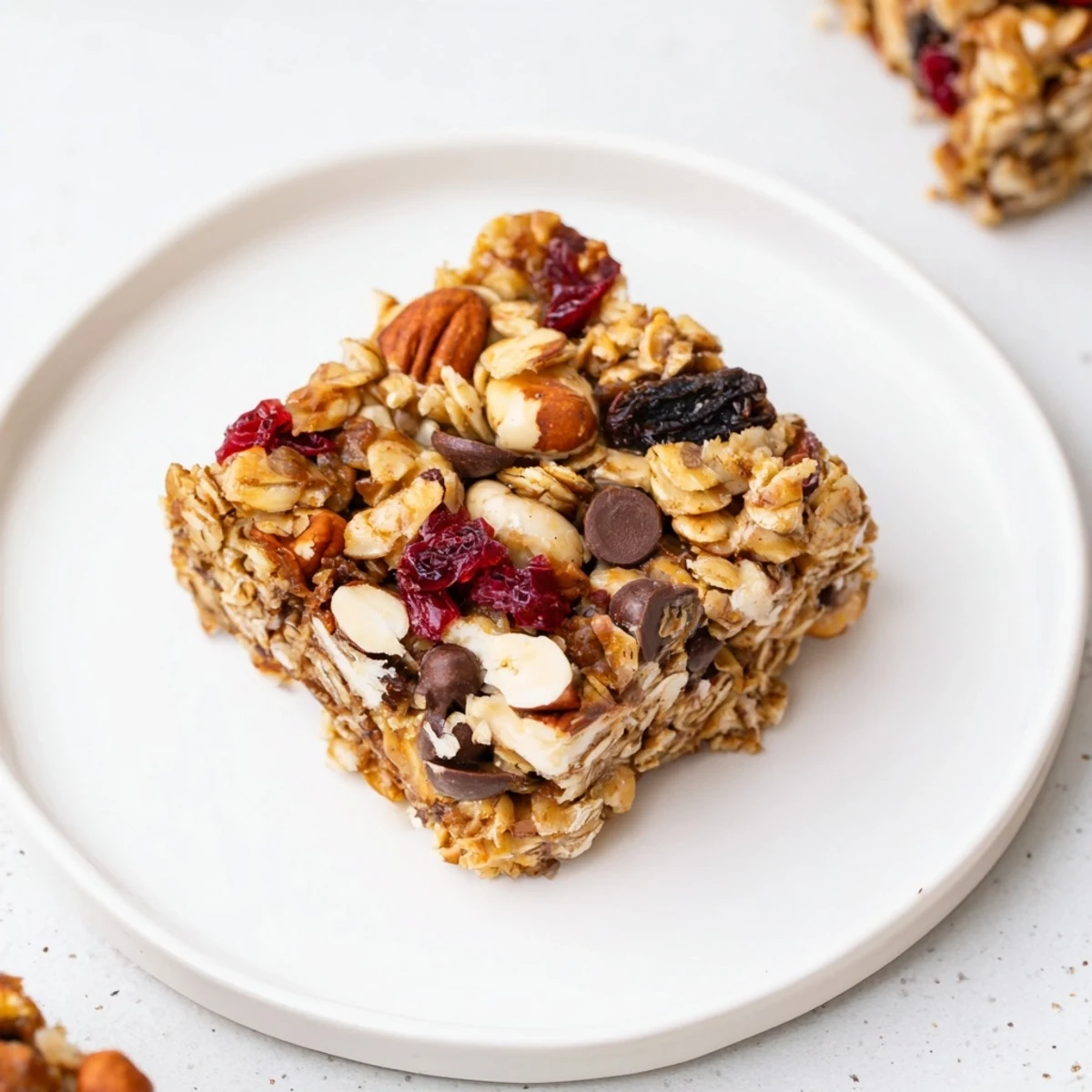 Chewy wholesome granola bars