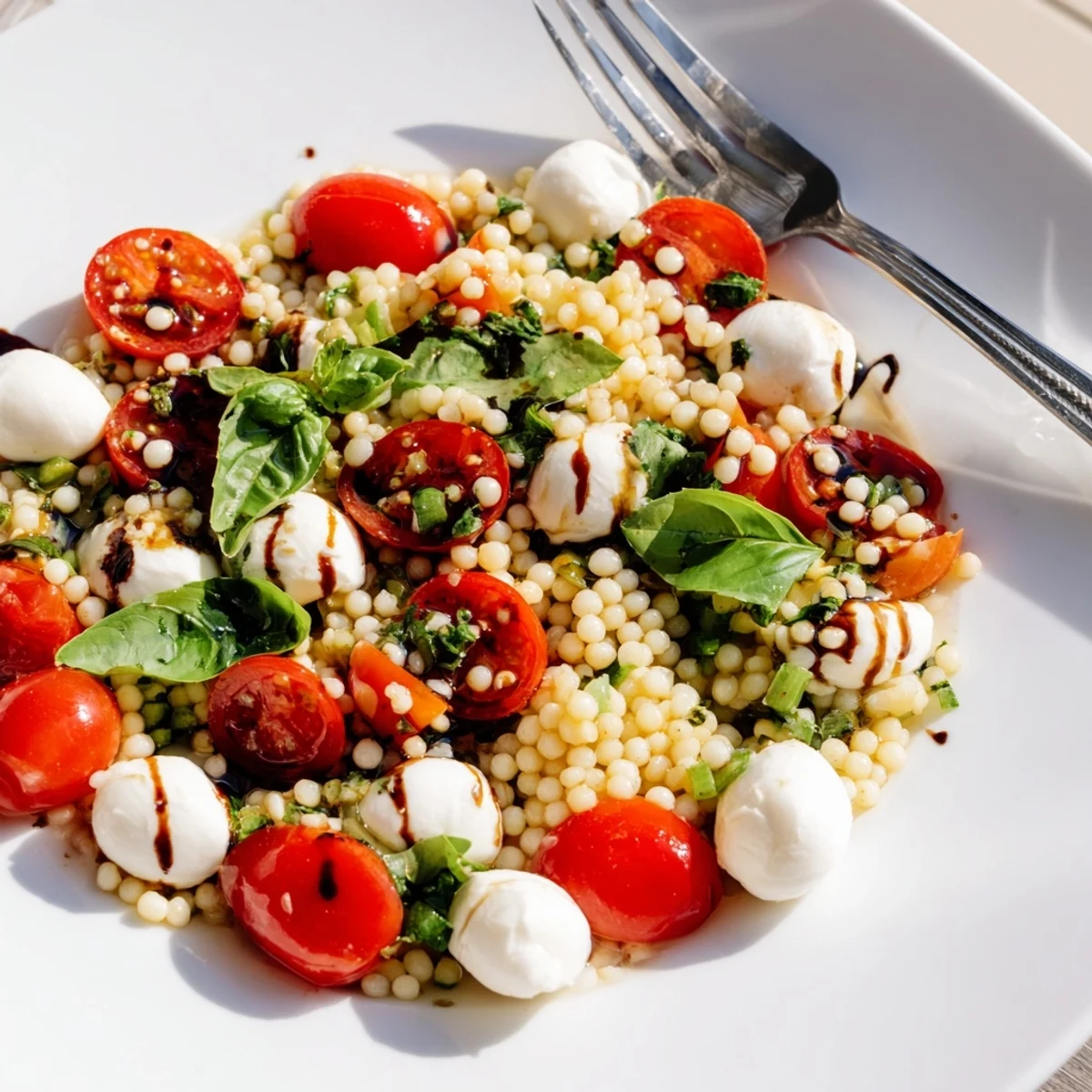 Caprese Couscous Salad