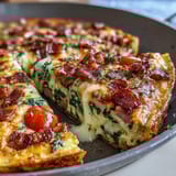 One-Pan Ham Swiss Frittata