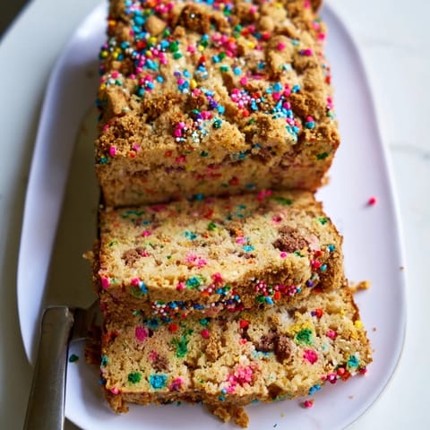 Funfetti Chai Biscuit Cake Loaf