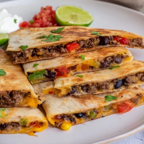 Sheet Pan Quesadillas Beef