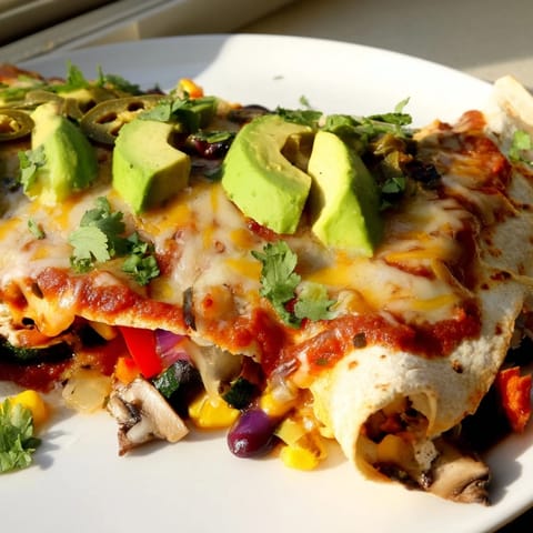 Farmers Market Vegetarian Enchiladas
