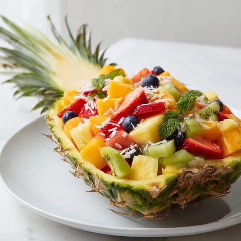 Tropical Bliss Pineapple Boat