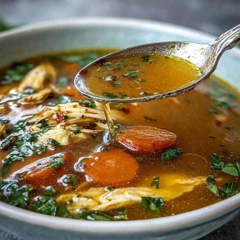 Anti-Inflammatory Turmeric Chicken Soup #464