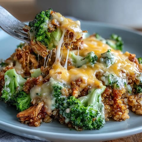 Broccoli Quinoa Chicken Cheese #507