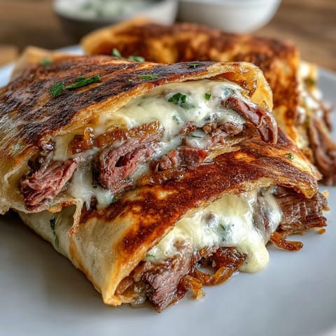 French Dip Tortilla Roll Ups #522