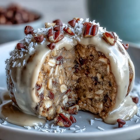 No-bake peanut butter oat bites on a white plate, golden oats and chocolate chips peeking through, perfect for quick snacks or healthy desserts.