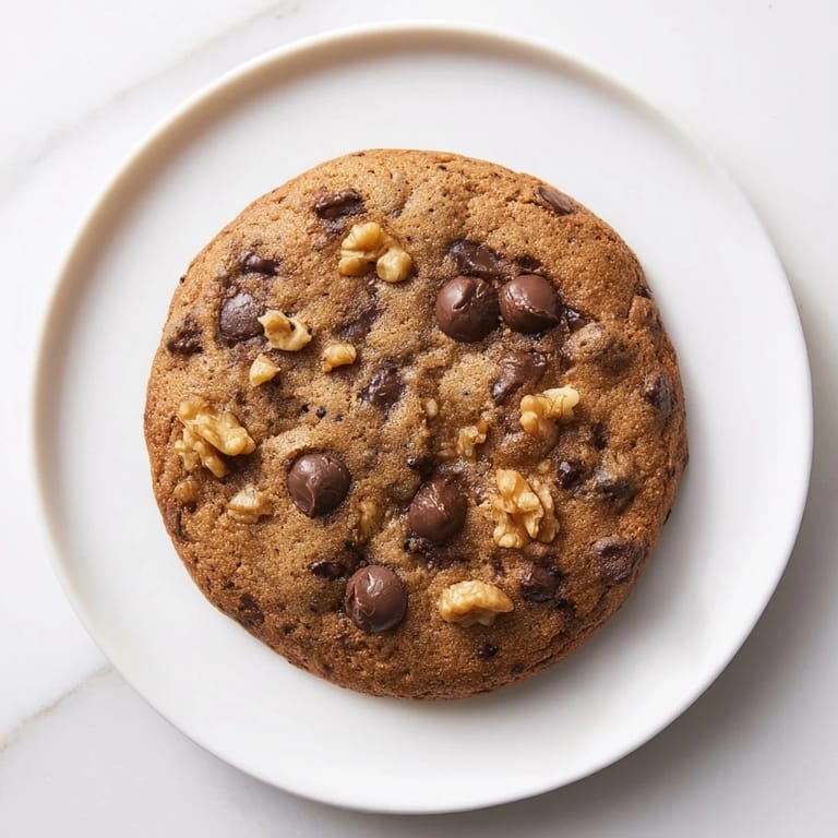A stack of homemade Chewy Protein Chocolate Chip Cookies, with melted chocolate and a delightful bakery smell.