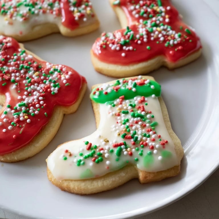 Warm, buttery Christmas Boot-Shaped Delights, ready to enjoy with a cup of hot cocoa during the holiday season.