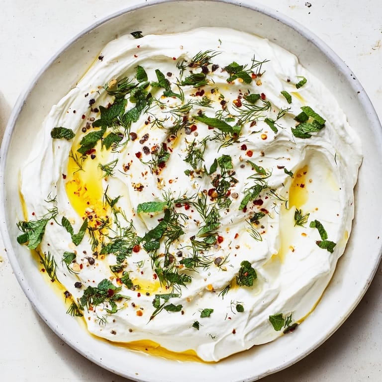 Golden honey and fresh mint adorn this simple Angel Wings Whipped Feta Dip, ideal for any gathering.