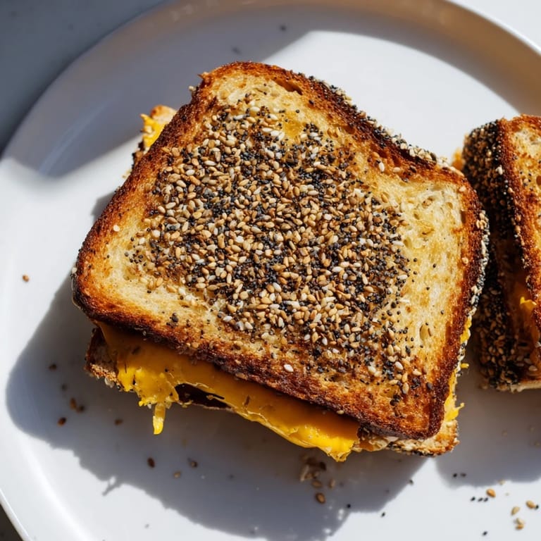 Everything Bagel Grilled Cheese