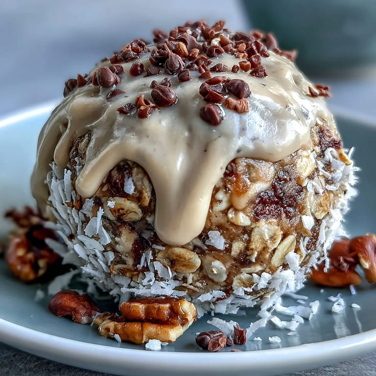 Bite-sized no-bake peanut butter oat bites rolled into perfect spheres, packed with peanut butter, oats, and chocolate for a satisfying treat.